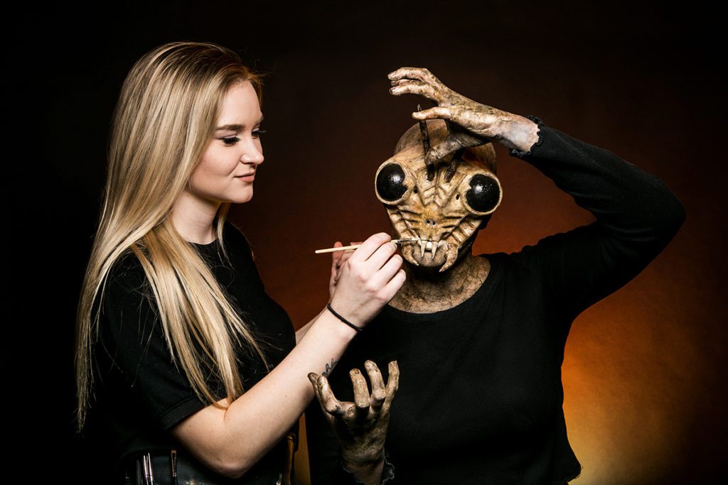 What You'll Learn During Special Effects Makeup Courses CMU College CMU